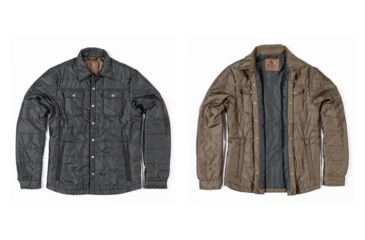 Image of Duckworth WoolCloud Snap Shirt - Mens, Black, Olive