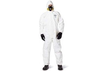 Image of Dupont Saranex COVERALL/HOOD Md CS6 SL127TWHMD00