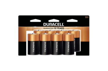 Image of Duracell Duracell Coppertop D Batteries, 8 Pack, Black, D, 41333933641