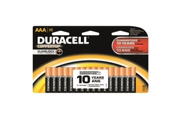 Image of Duracell Coppertop Battery, AAA, 16 Pack, MN2400B16Z16