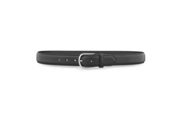 Image of 1-3/8" Black Plain Leather Casual Belt