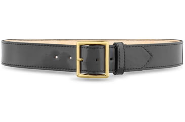 Image of DutyMan 1-3/4inch Hi-gloss Leather Garrison Belt With Gold Buckle DTY-1631-32-9032