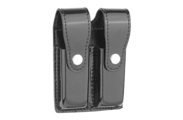 Image of Hi-Gloss Leather Double Magazine Holder for 9MM
