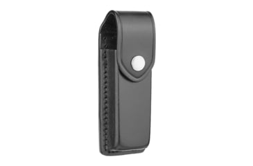 Image of Plain Black Leather Single Magazine Holder for 9mm