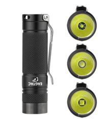 Image of Eagtac D25C RC Clicky Flashlight, XP-G2 R5 NW LED, 352lm,1xCR123A,1x16340, Black 1733