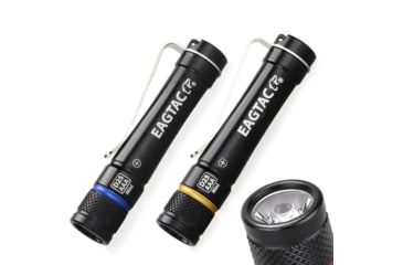 Image of EAGTAC D25AAA RED/BLUE/GRAY/GOLDED Flashlight, Nichia 219B LED, 115lm, Black, D25AAA-219B-NW