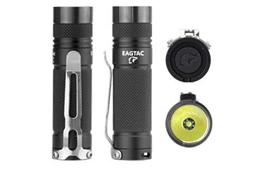 Image of Eagtac D25C Clicky XML2 U4 LED Flashlight, Black, Medium, D25CRCXML2