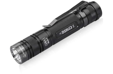 Image of EAGTAC D25LC2 Clicky MKII Flashlight, Luminus SST20 CRI-95 4000K NW LED, 820lm, Black, D25LC2-CLICKY-MKII-SST20-NW