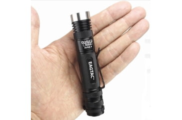 Image of EAGTAC D25LC2 Tactical Flashlight, XM-L2 U2 NW LED, 1200lm, Black, D25LC2-TACTICAL-XML2-NW