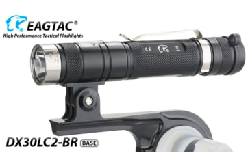 Image of EAGTAC DX30LC2-BR Rechargeable Flashlight Kit, XP-L HI V2 NW LED, 1084lm, Black, DX30LC2BR-XPLHI-KIT-NW
