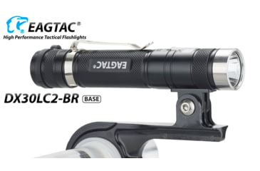 Image of EAGTAC DX30LC2-BR Rechargeable Flashlight Kit, XP-L HI V2 NW LED, 1084lm, Black, DX30LC2BR-XPLHI-KIT-NW
