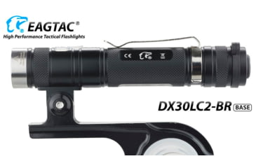 Image of EAGTAC DX30LC2-BR Rechargeable Flashlight Kit, XP-L HI V2 NW LED, 1084lm, Black, DX30LC2BR-XPLHI-KIT-NW