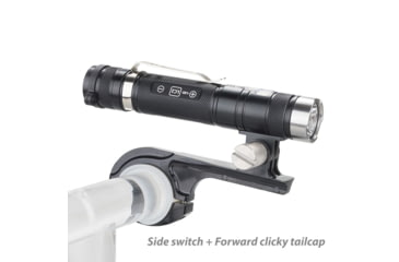 Image of EAGTAC DX30LC2-BR Rechargeable Flashlight Kit, XP-L HI V2 NW LED, 1084lm, Black, DX30LC2BR-XPLHI-KIT-NW