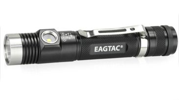 Image of Eagtac DX30LC2-SR Color Side-LED Rechargeable  Flashlight, XP-E2 Green w/ XPL HI LED, 263lm w/ 1160lm, Black 2737