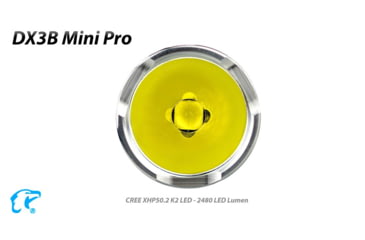 Image of EAGTAC DX3B Mini Pro Flashlight, XHP50.2 CW LED, 2480lm, Black, DX3BM-XHP502-PRO-CW