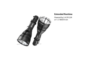 Image of EAGTAC M30LC2 Flashlight, XM-L2 U4 CW LED, 1348lm, Black, M30LC2-XML2-BASE-CW