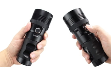 Image of EAGTAC MX25L4 Flashlight, XHP50 J4 LED, 3640lm, Black, MX25L4-XHP50-BASE-CW