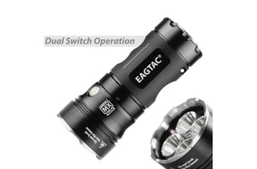 Image of EAGTAC MX30L4-C Flashlight Kit, 4 Nichia 219C CRI92 4000K LED, 3300lm, Black, MX30L4C-4*219C-KIT-NW