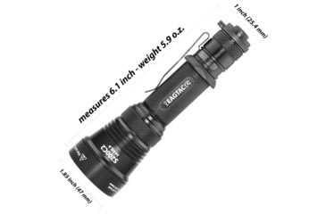 Image of EAGTAC S200C2 Flashlight, XM-L2 U4 CW LED, 1278lm, Black, S200C2-XML2-BASE-CW