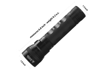 Image of EAGTAC SX25A6 Flashlight Kit, XM-L2 CW U4 LED, 1494lm, Black, SX25A6-XML2-KIT-CW