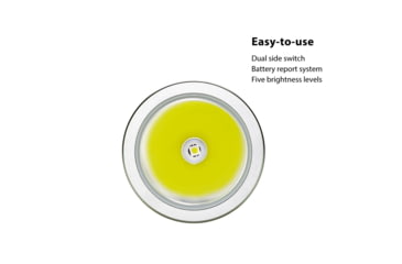 Image of EAGTAC SX30L2-DR Flashlight Kit, XPL HI CW w/ LEDarray LED, 1700lm w/ 940lm, Black, SX30L2-DR-XPLHI-KIT-CW