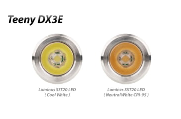 Image of EAGTAC Teeny DX3E Flashlight, SST20 NW LED, 930lm, Black, Teeny DX3E-SST20-NCW