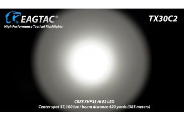 Image of Eagtac TX30C2, XHP35 HD CW LED, 2000 lumens, Black, Flashlight Kit, 2939