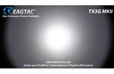 Image of EAGTAC TX3G MKII Base Flashlight, XHP70.2 CW LED, 3550lm, Black, Medium 4269