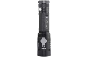 Image of EAGTAC TX3L Base XJP35 HI CW, 2100 Lumen, USB Rechargeable Flashlight, Black, TX3L-XHP35-HI-REG-CW