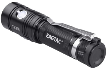 Image of EAGTAC TX3L Base XJP35 HI CW, 2100 Lumen, USB Rechargeable Flashlight, Black, TX3L-XHP35-HI-REG-CW