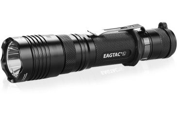 Image of Eagtac USB Rechargeable T25LR XHP35 HD 2000 Lumen Tactical Flashlight KIT, Black, Medium, 2917