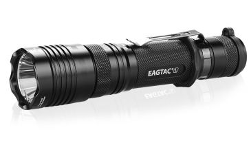 Image of Eagtac USB Rechargeable T25LR XHP35 HD 2000 Lumen Tactical Flashlight Base, Black, Medium, 2916