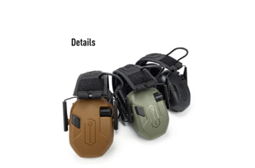 Image of Earmor Sport Shooting ElectronicEar Muffs w/ Foam Earpads, 22dB, Tactical Black, M300A-BK