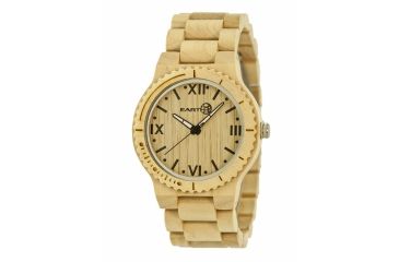 Image of Earth Bighorn Watch, Khaki/Tan Wooden Case ETHEW3501