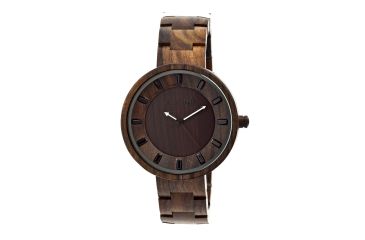 Image of Earth EW2802 Branch Watch, 42mm, Dark Brown Strap, Dark Brown Dial ETHEW2802