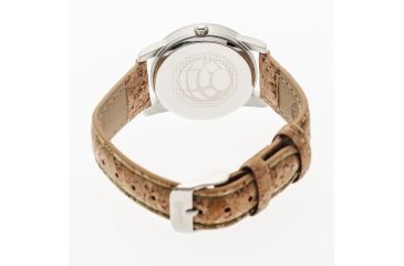 Image of Canopies Wood Watch,33mm,Green Dial,Khaki/Tan Leather Band