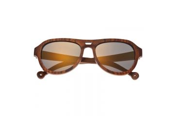Image of Earth Coronado Ebony Wood Sunglasses, Brown Stripe Wood, ESG019WB