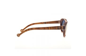 Image of Earth Coronado Ebony Wood Sunglasses, Brown Stripe Wood, ESG019WB