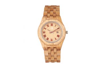 Image of Earth Wood Baobab Bracelet Watch w/Date, Khaki/Tan, ETHEW5501