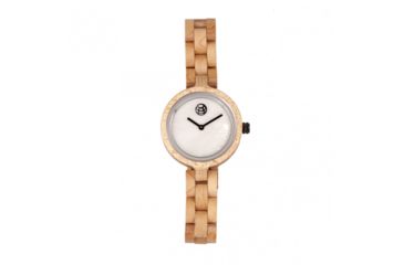 Image of Earth Wood Wisteria Mother-Of-Pearl Bracelet Watch, Khaki/Tan, ETHEW5601