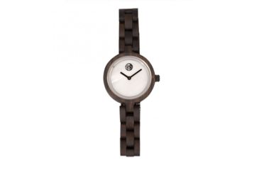 Image of Earth Wood Wisteria Mother-Of-Pearl Bracelet Watch, Dark Brown, ETHEW5602