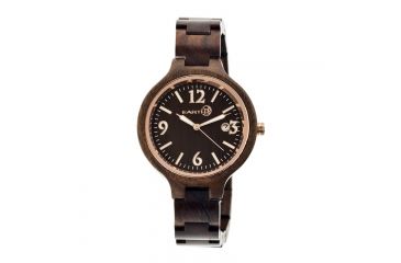 Image of Earth Ew2002 Nodal Ladies Watch, Dark Brown ETHEW2002