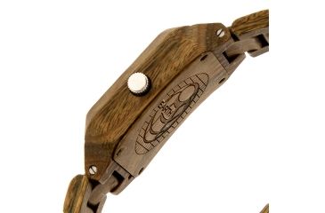 Image of Earth Wood Arapaho Bracelet Watch w/Date, Olive, One Size, ETHEW3604