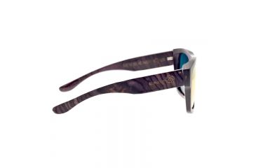 Image of Earth Hermosa Ebony Wood Sunglasses, Plum Stripe Wood, ESG097BB