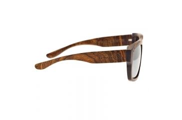 Image of Earth Hermosa Ebony Wood Sunglasses, Brown Stripe Wood, ESG097WB