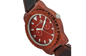 Image of Earth Hyperion Watch, Red/Dark Brown, One Size, ETHEW5903