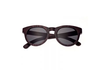 Image of Earth Manhattan Bamboo Wood Sunglasses, Plum Stripe Wood ESG007BB
