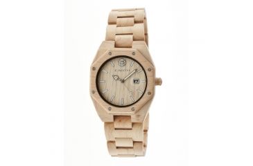 Image of Earth Medullary Ray Wooden Watch, Khaki/Tan, Men ETHEW1901