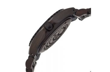 Image of Earth Wood Raywood Bracelet Watch w/Date, Dark Brown, One Size, ETHEW1702