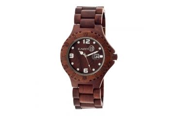 Image of Earth Raywood Unisex Watch, Red ETHEW1703